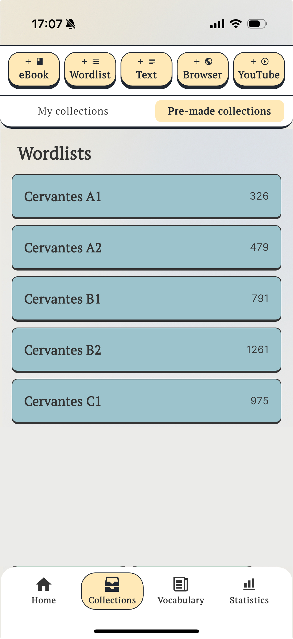 Ready-made Lists