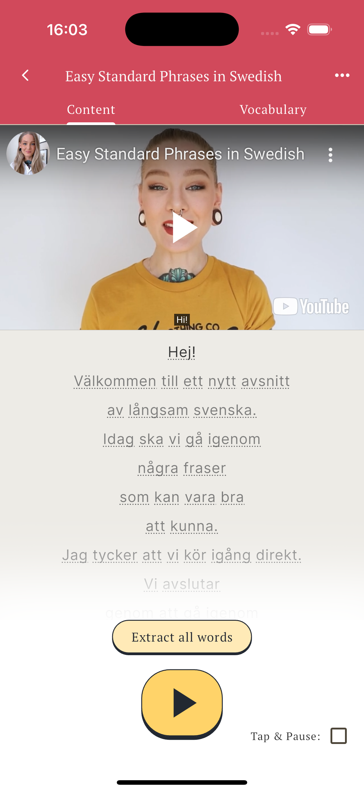 YouTube Player